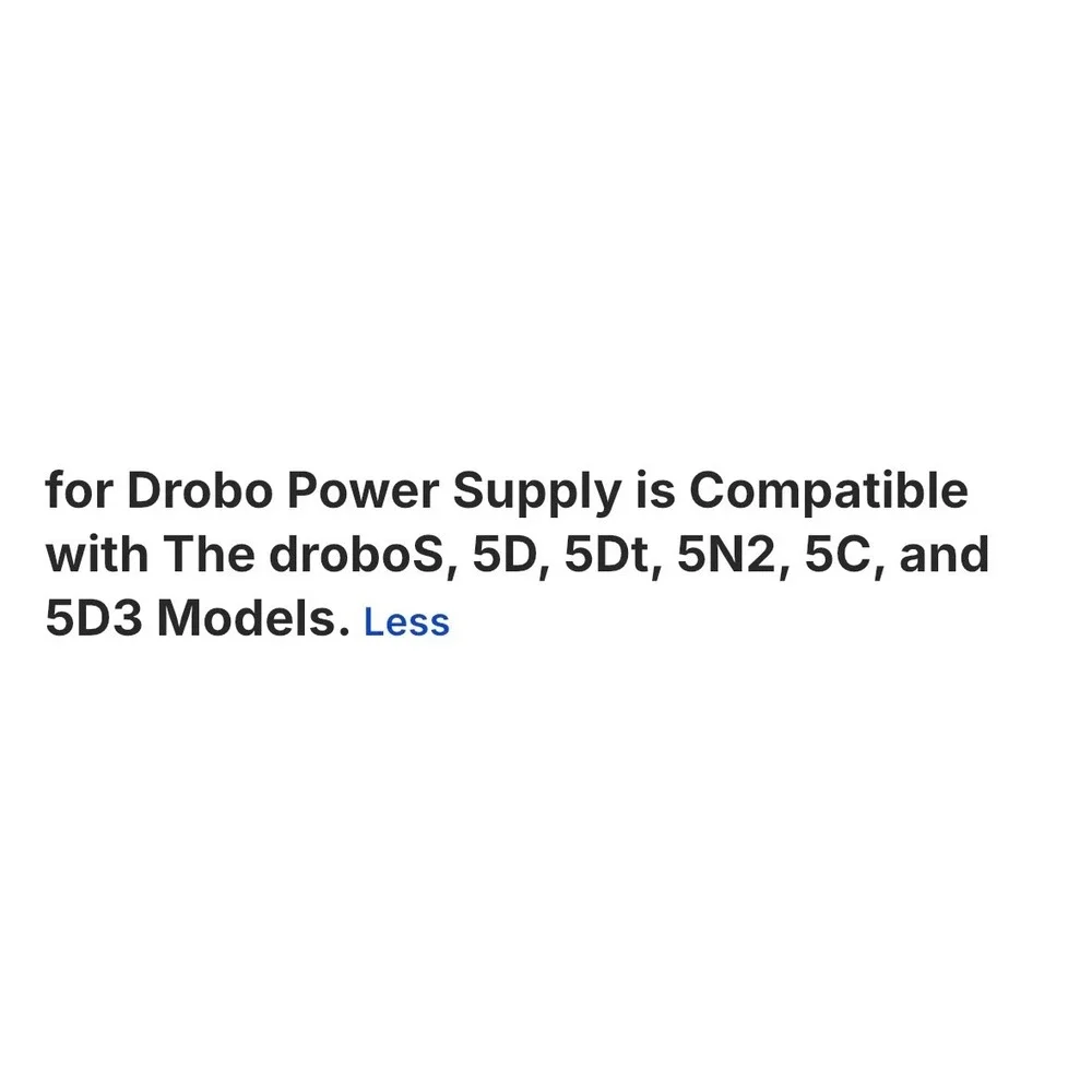 SKuaike AC/DC Adapter 12V 12.5A for Drobo 5D 5N2 5C 5D3 SYT250-1212500 Black